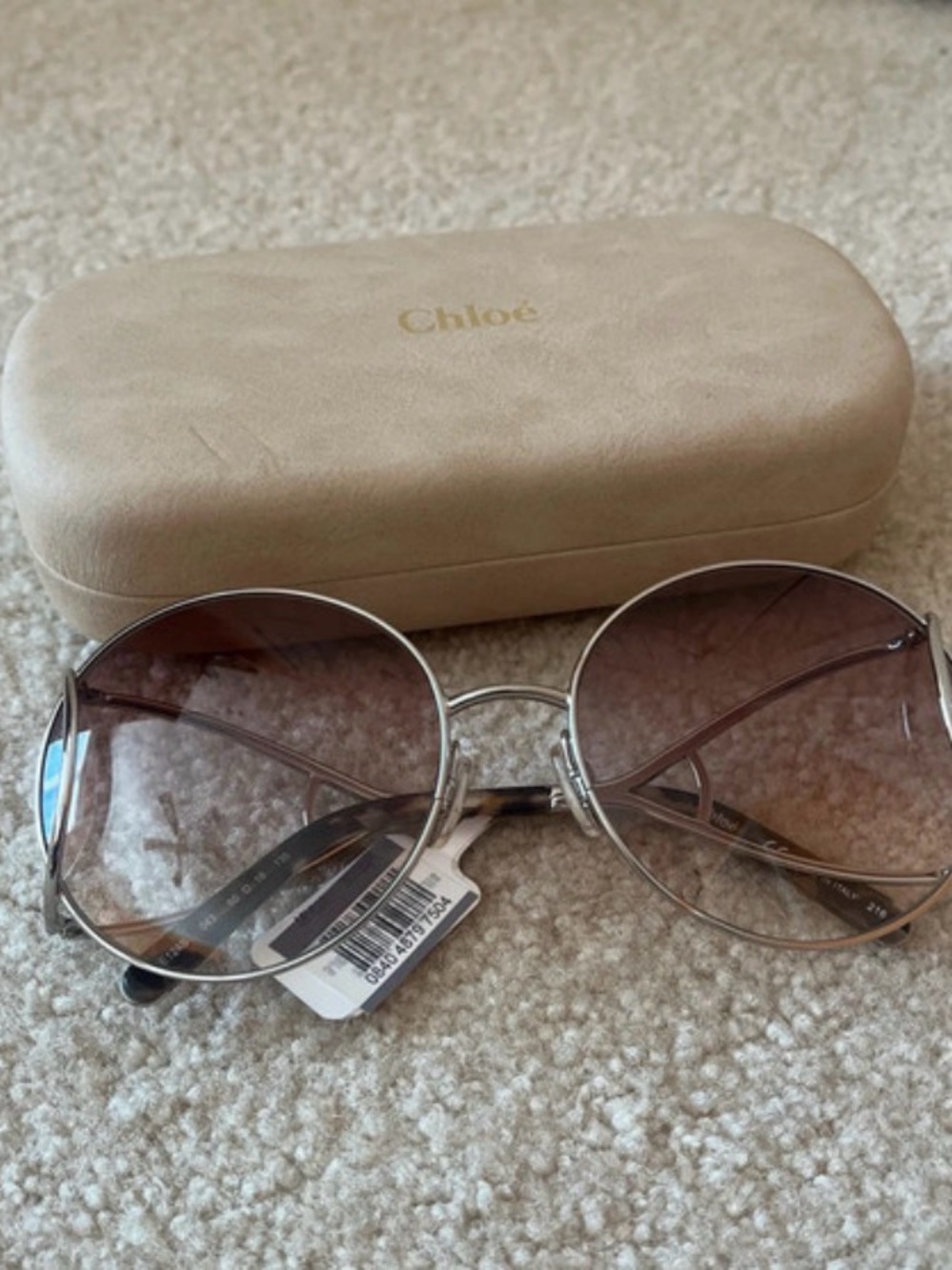 Chloe Women's silver Metal
Sunglasses CE124S-724